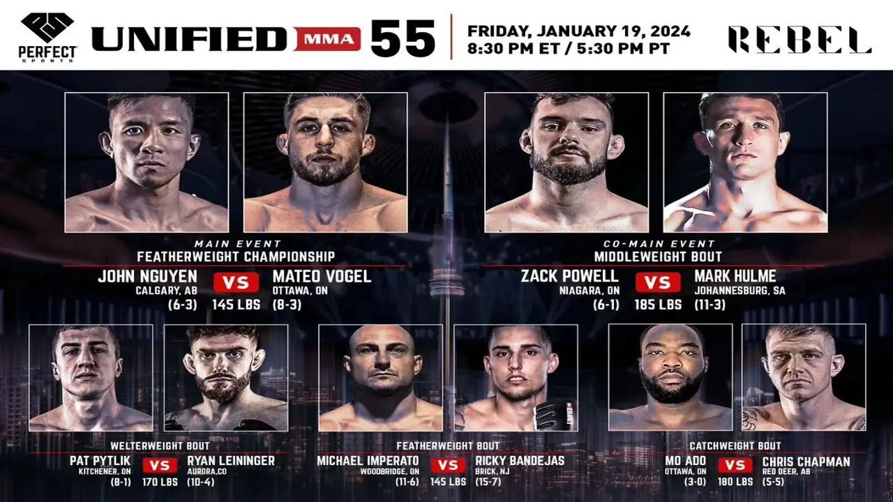 Unified MMA 55: Dana White Lookin' For a Fight backdrop