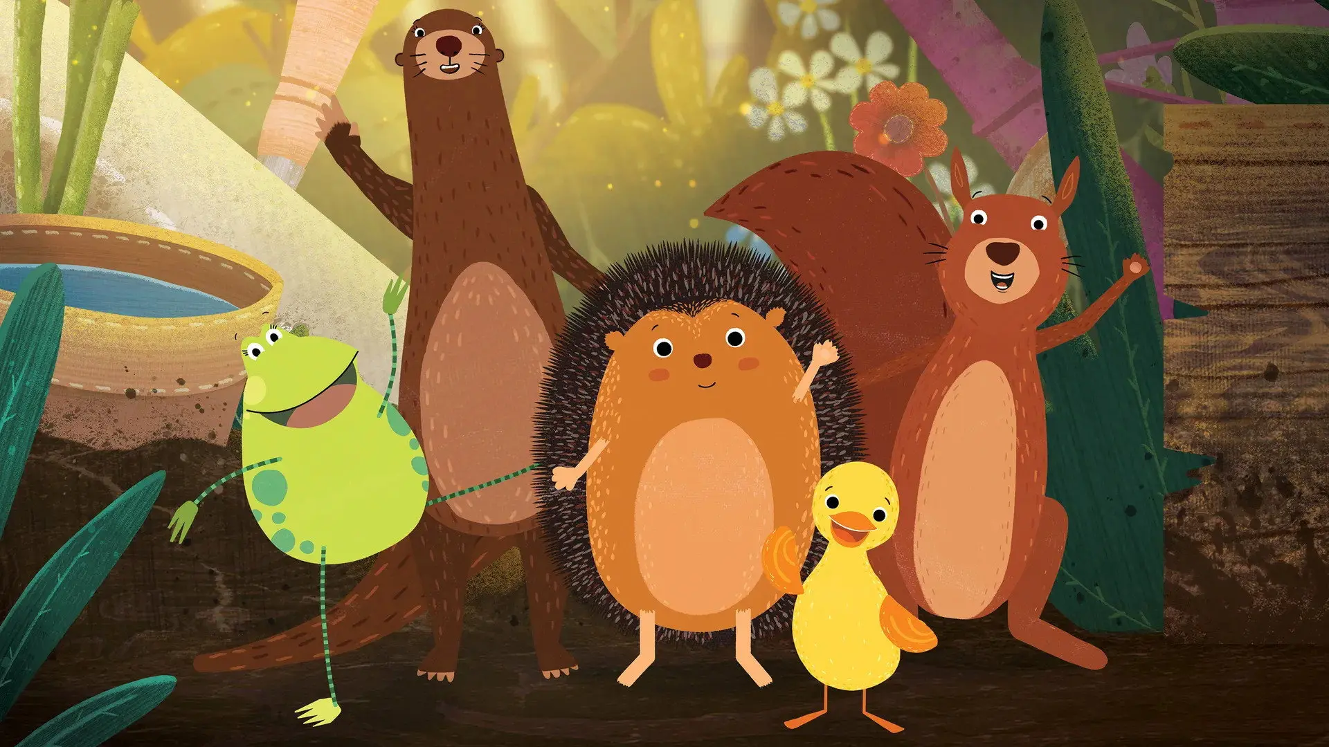 Happy the Hoglet backdrop