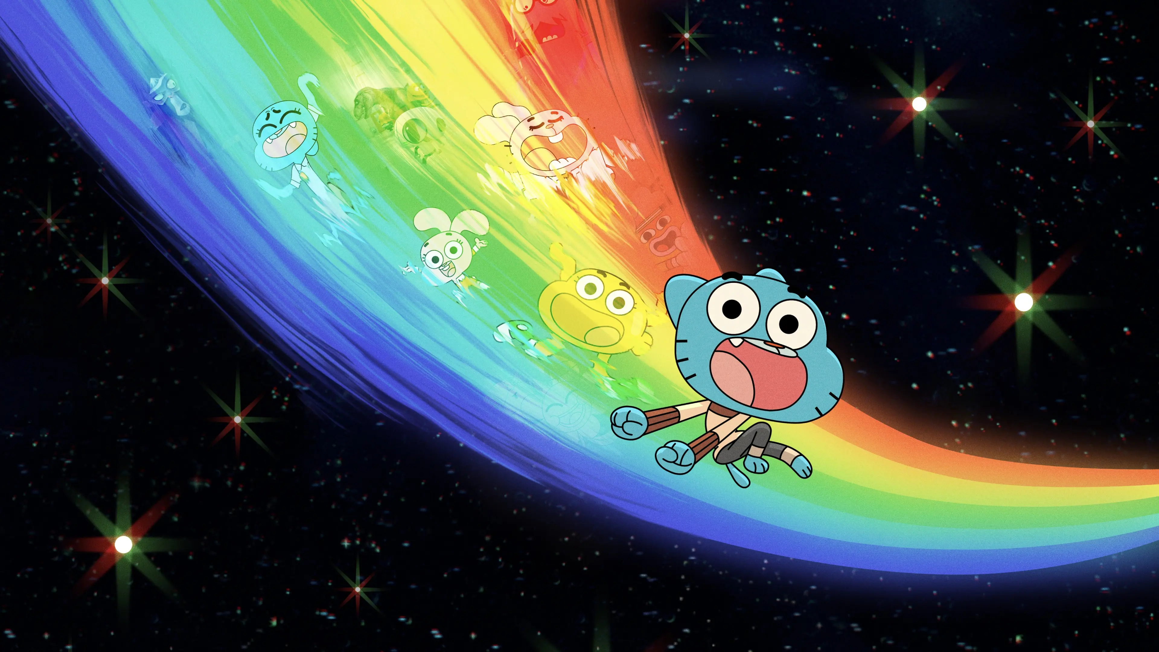 The Wonderfully Weird World of Gumball backdrop