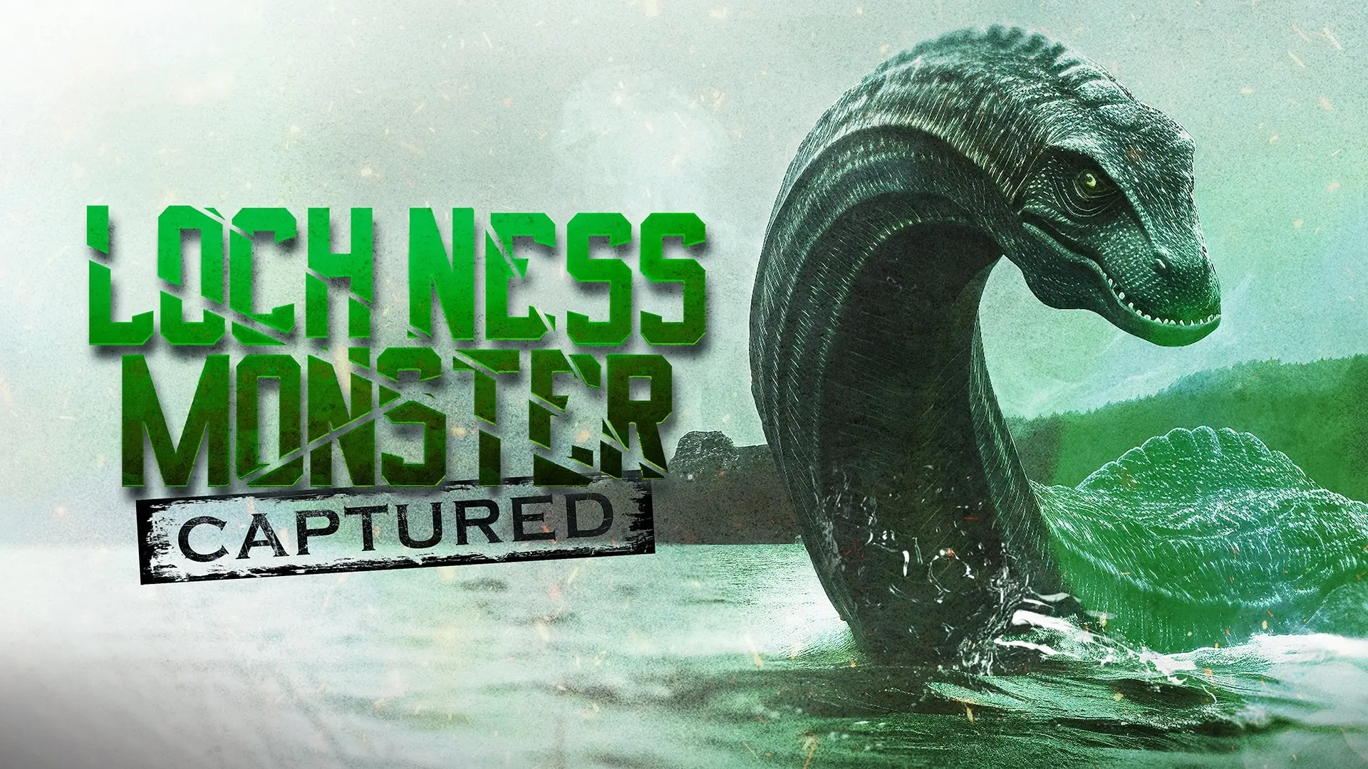 Loch Ness Monster Captured backdrop