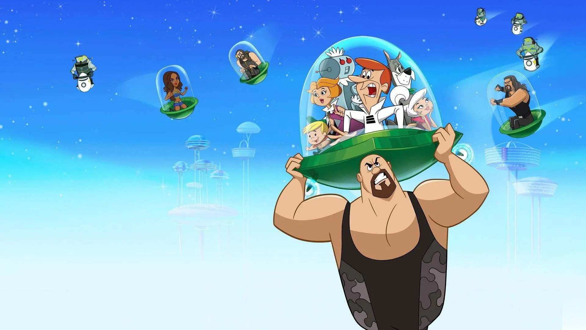 The Jetsons & WWE: Robo-WrestleMania backdrop