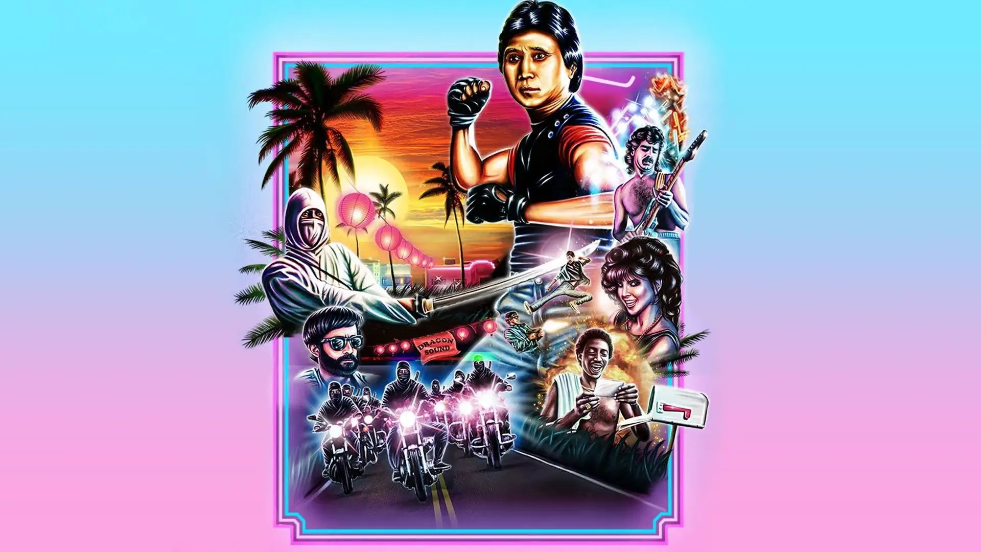 Miami Connection backdrop