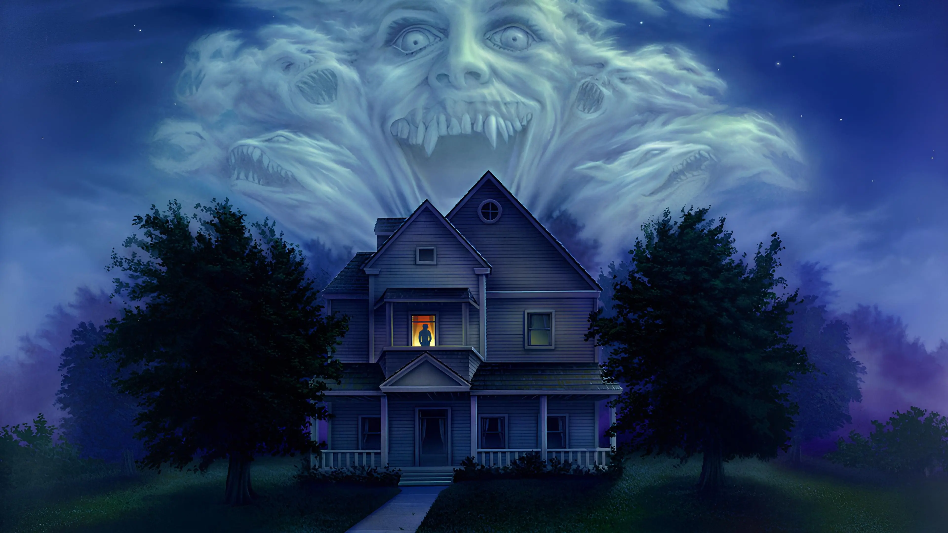 Fright Night backdrop