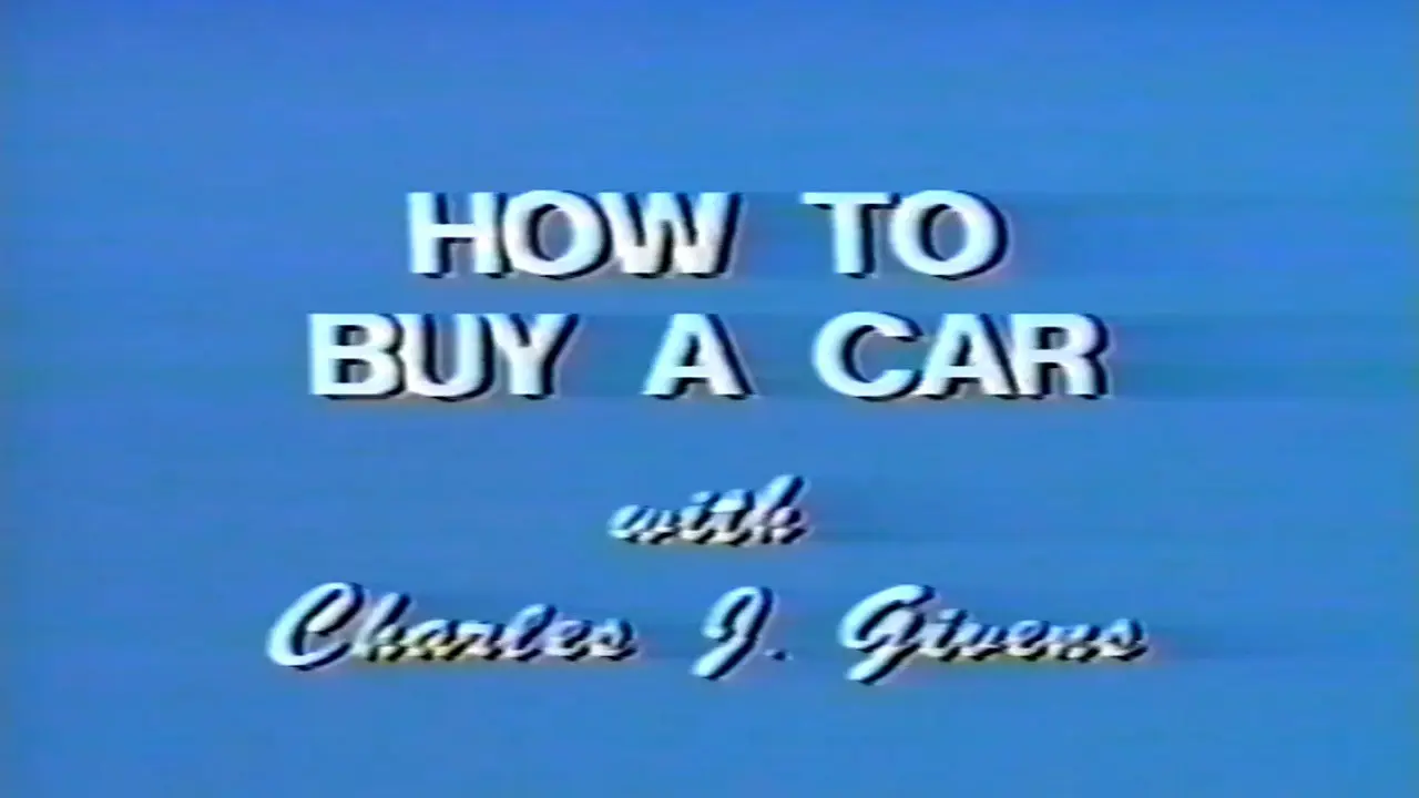 How to Buy a Car With Charles J. Givens backdrop