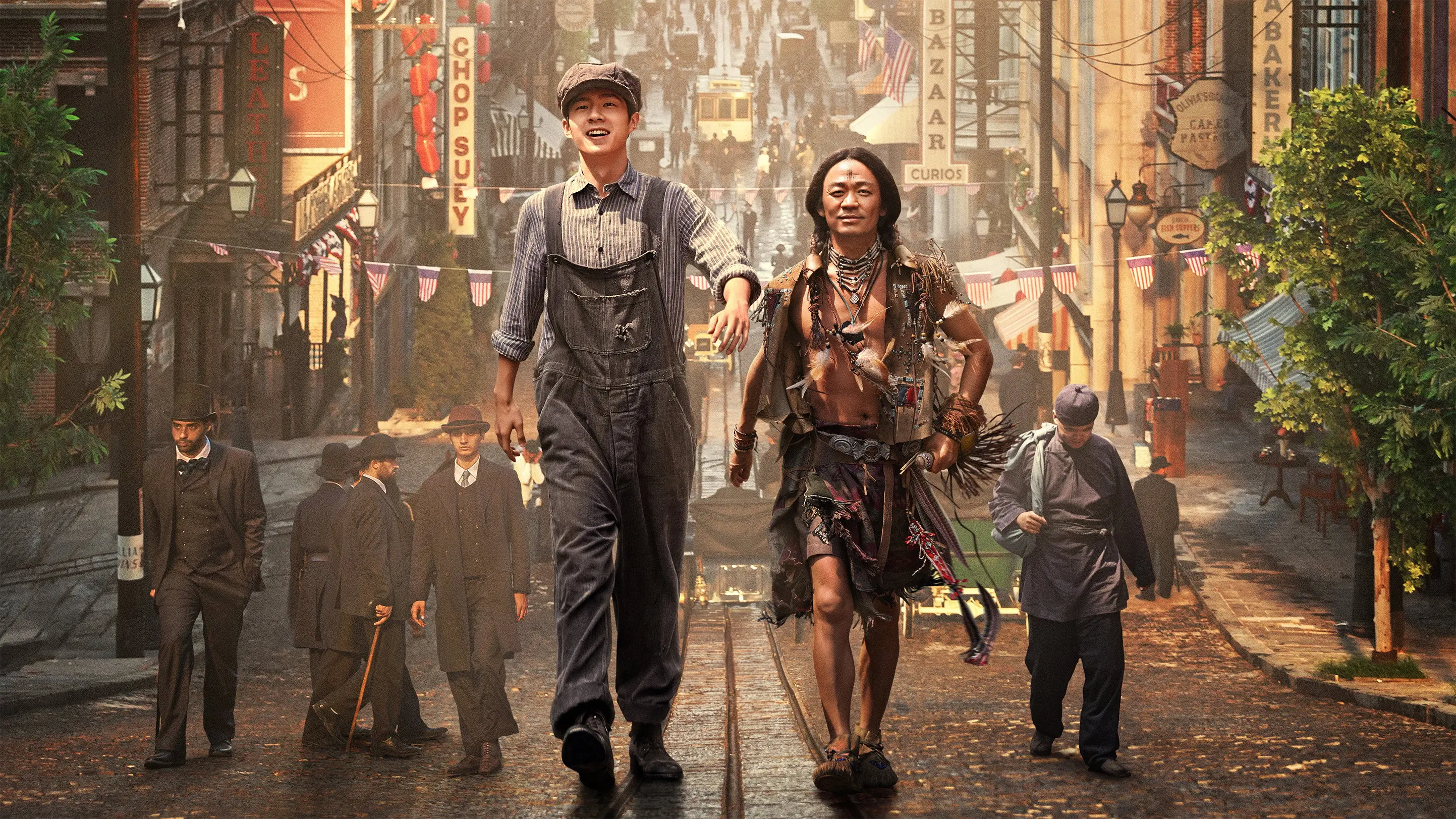 Detective Chinatown 1900 backdrop