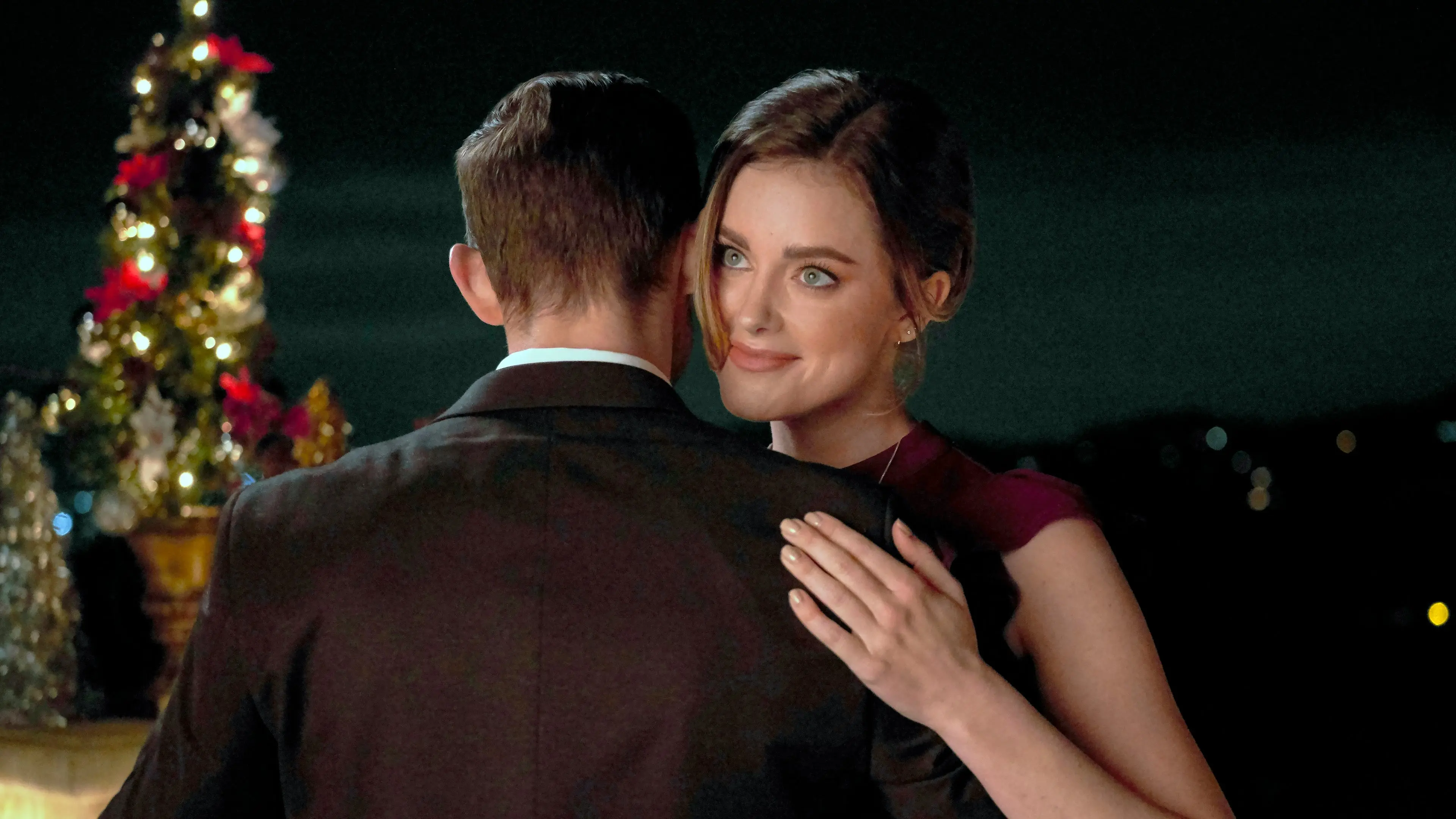 A Merry Christmas Match backdrop