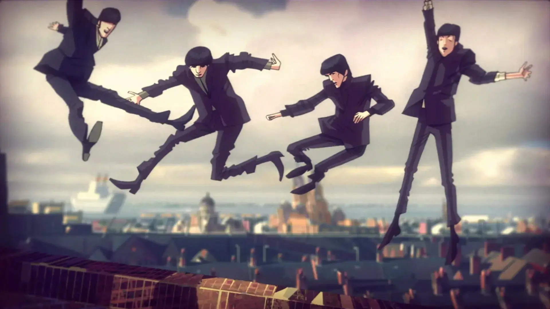 Project 9: The Making of The Beatles: Rock Band backdrop