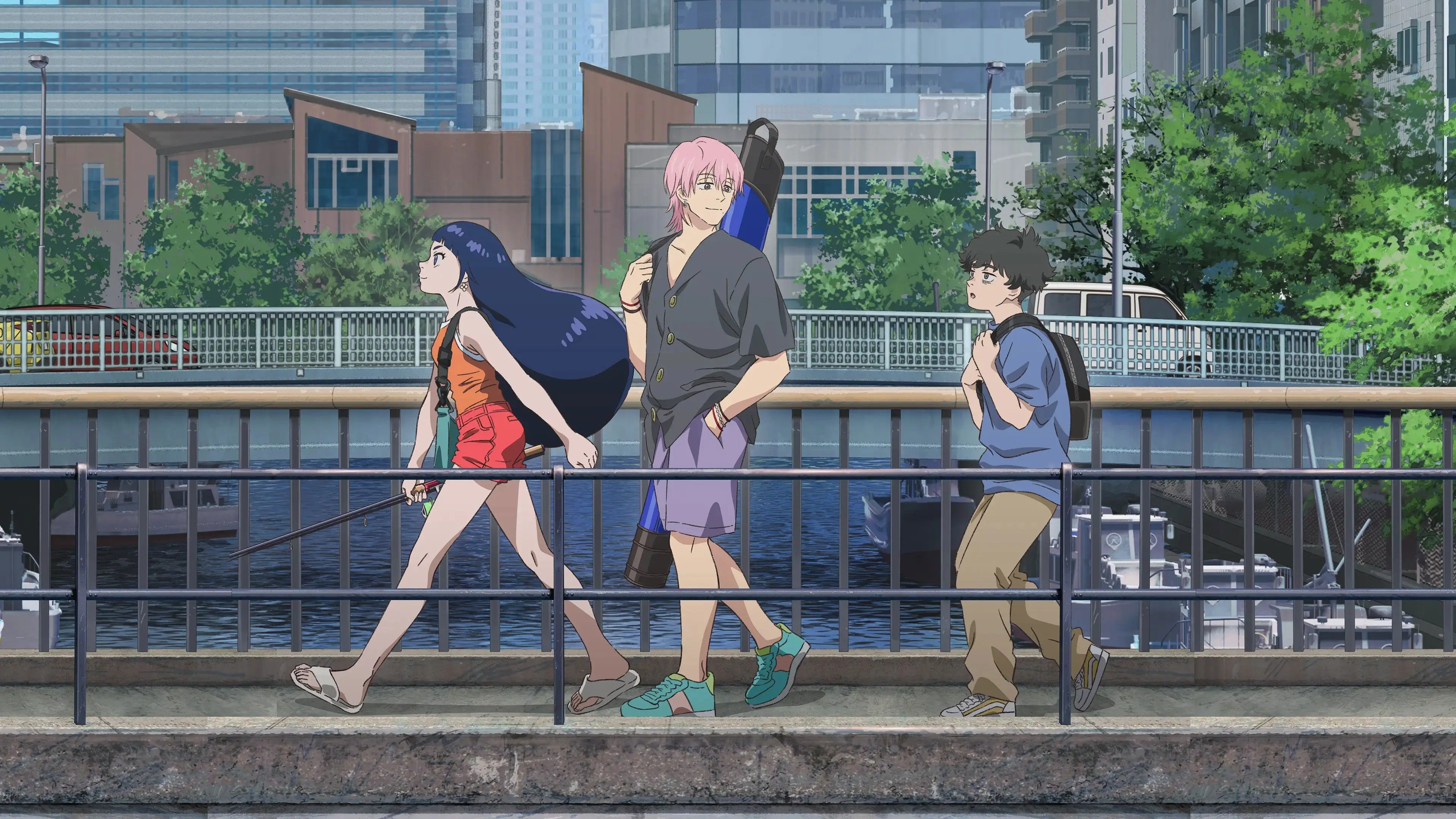 Negative Positive Angler backdrop