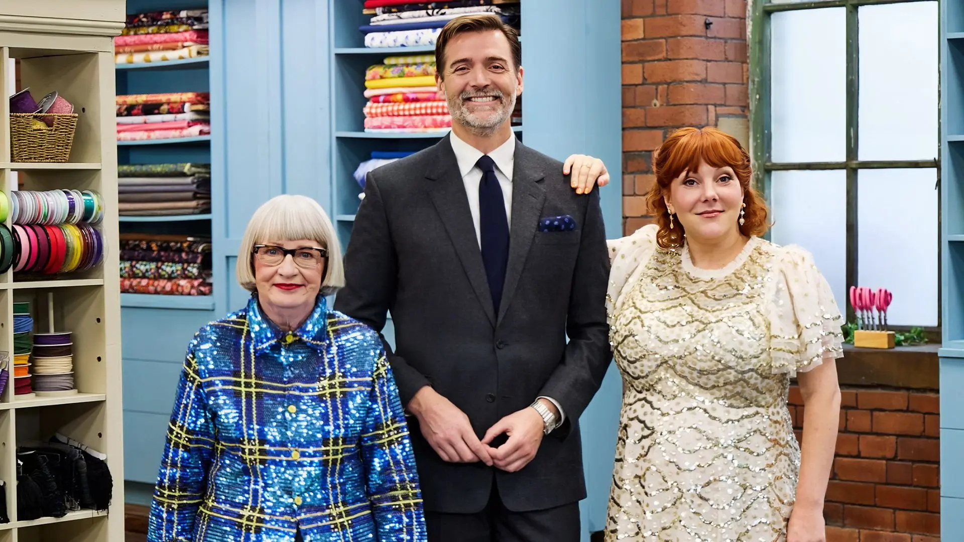 The Great British Sewing Bee backdrop
