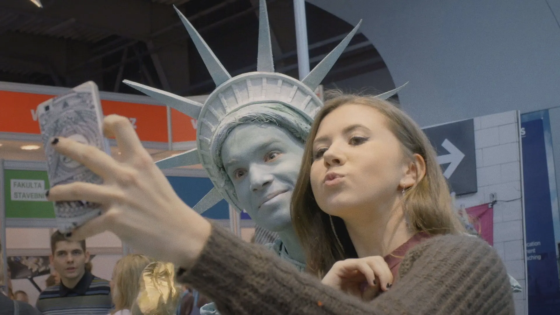 University and Freedom backdrop