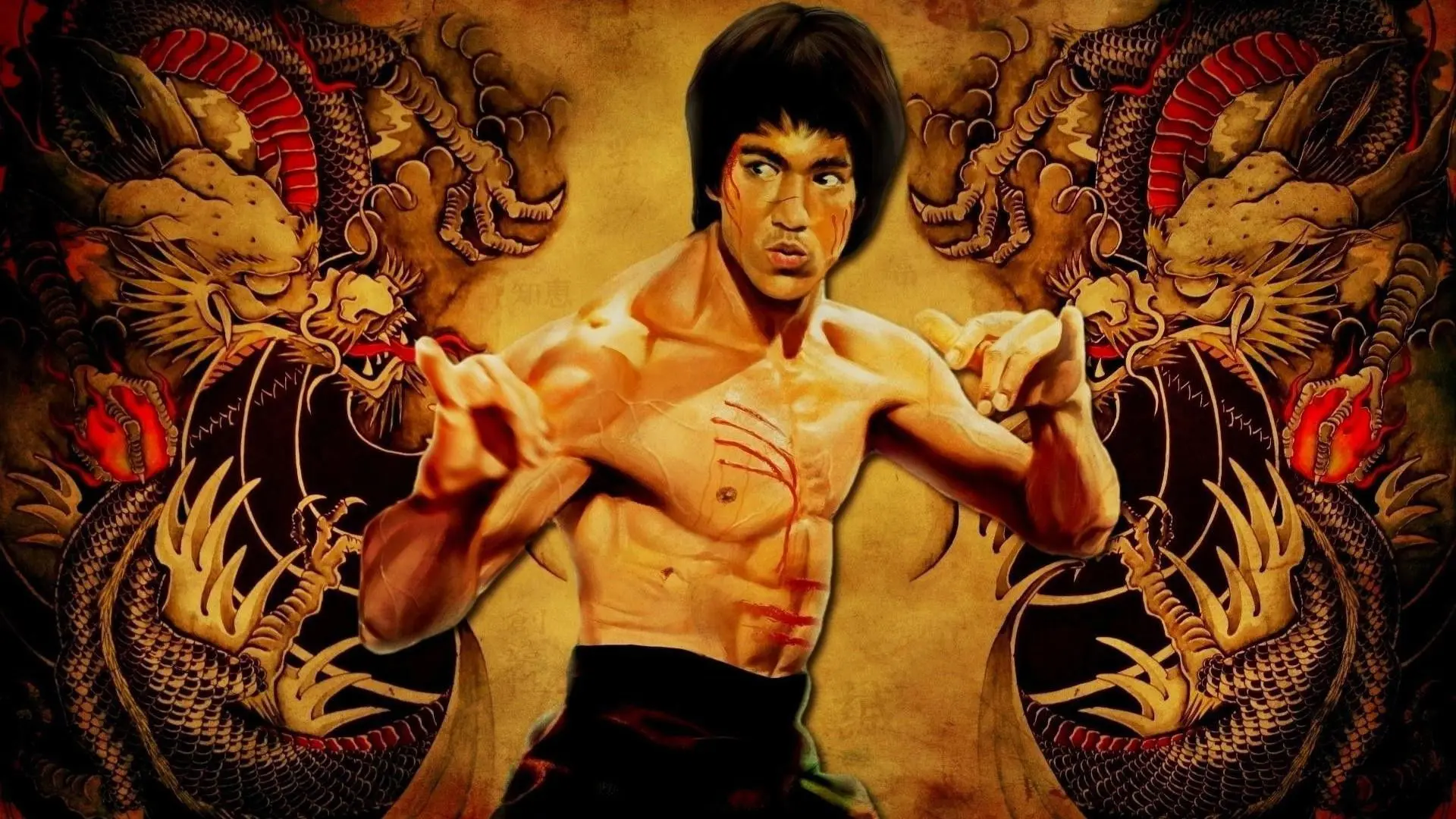 Bruce Lee's Jeet Kune Do backdrop
