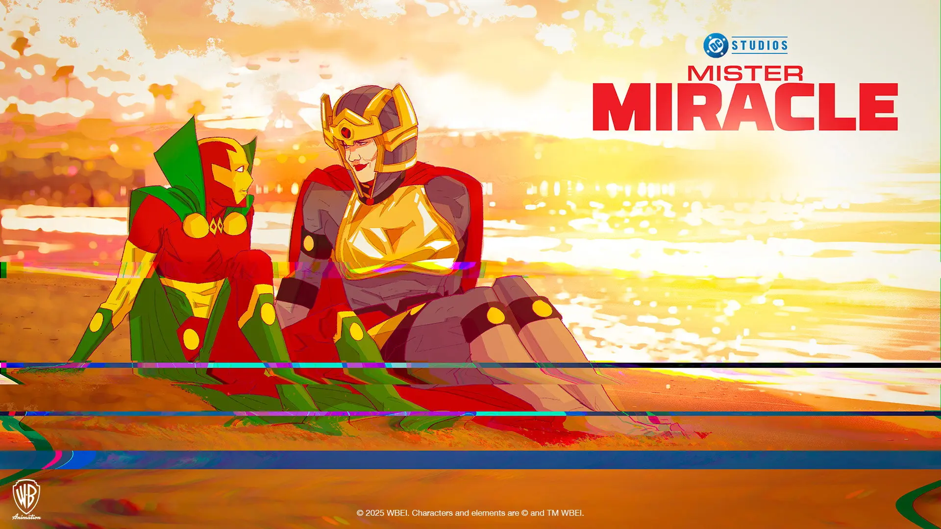 Mister Miracle backdrop