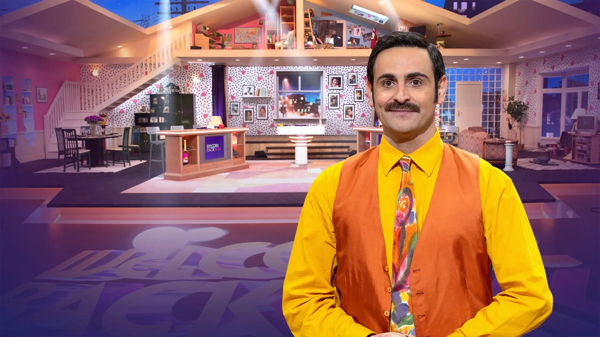 Welcome Back backdrop