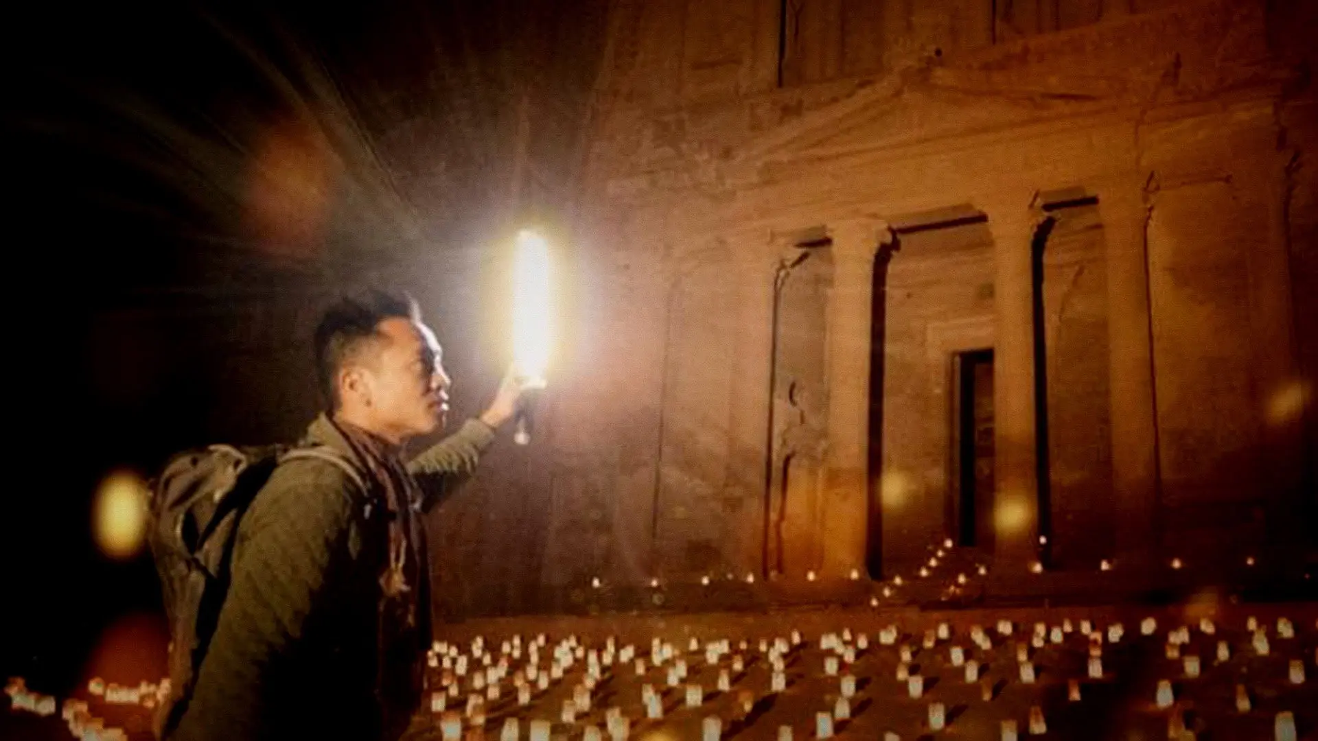 Buried Secrets of the Bible with Albert Lin backdrop