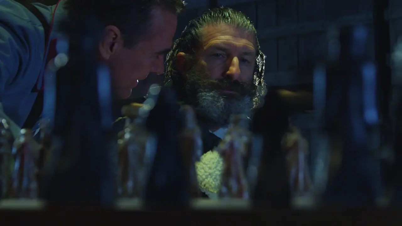 Under Jakob's Ladder backdrop