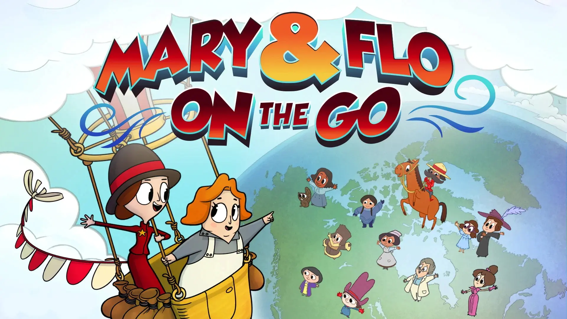 Mary and Flo on the Go! backdrop