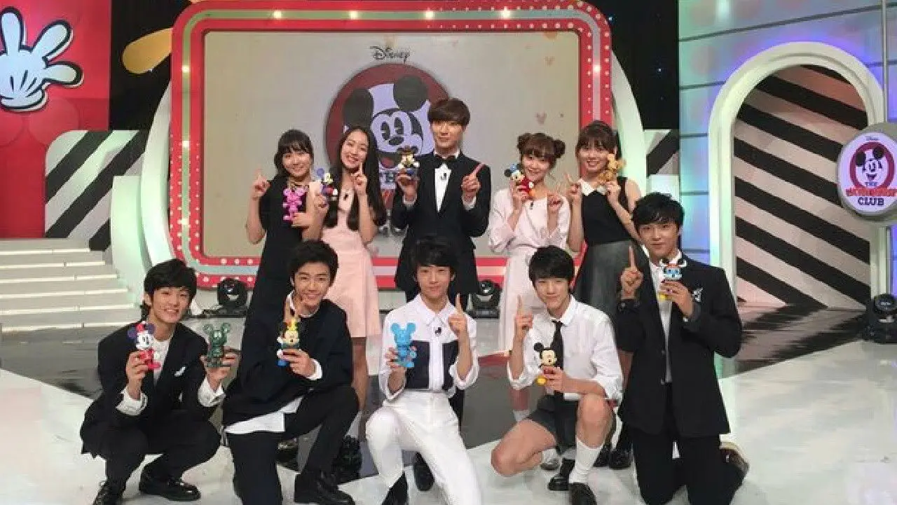 Mickey Mouse Club backdrop