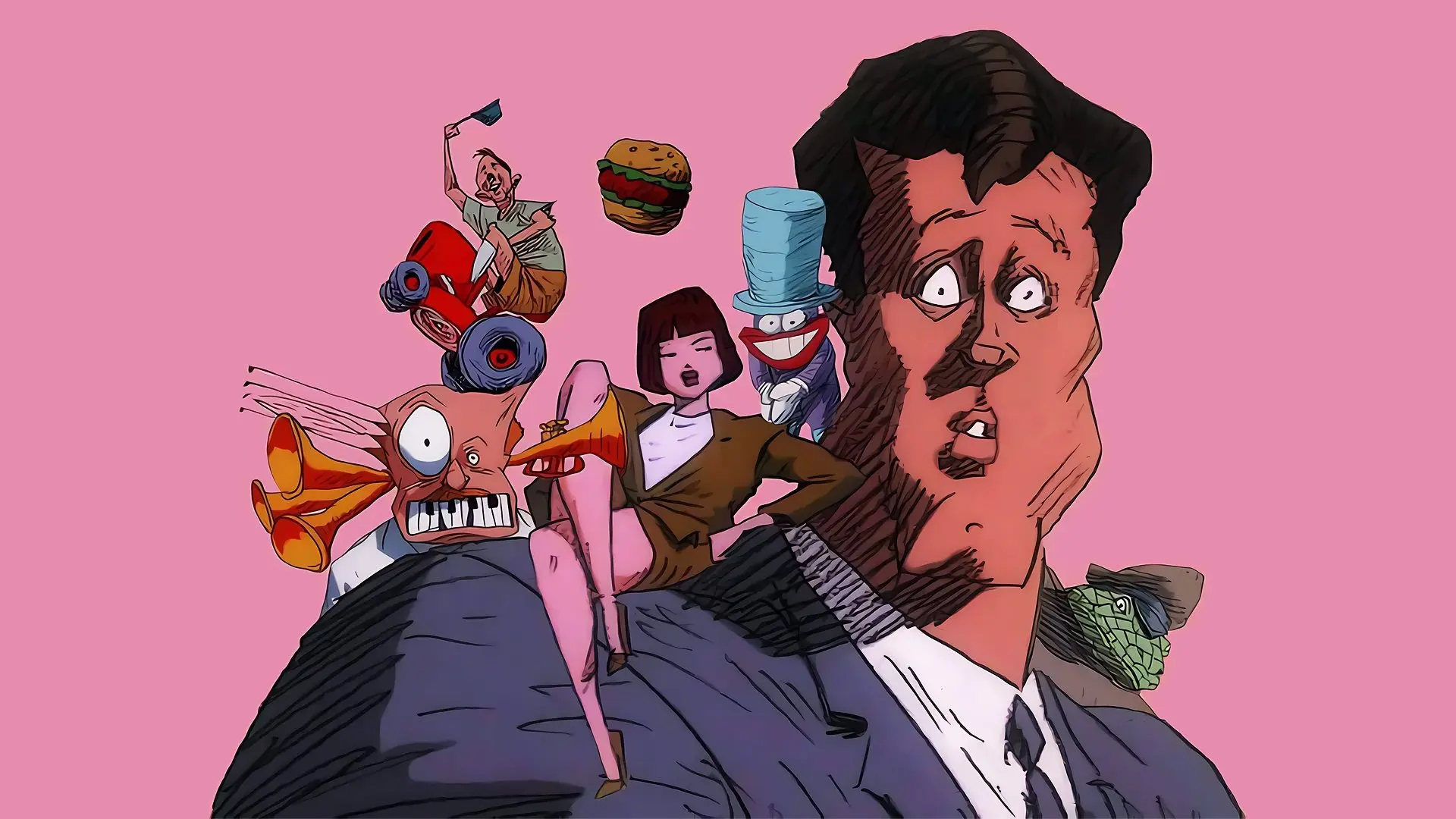 I Married a Strange Person! backdrop