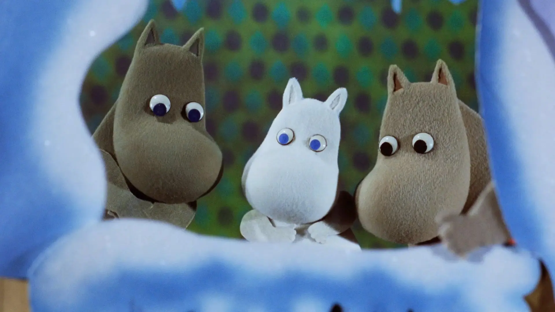 Moomins and the Winter Wonderland backdrop