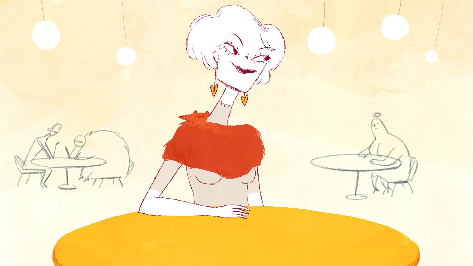 Fur Coats backdrop