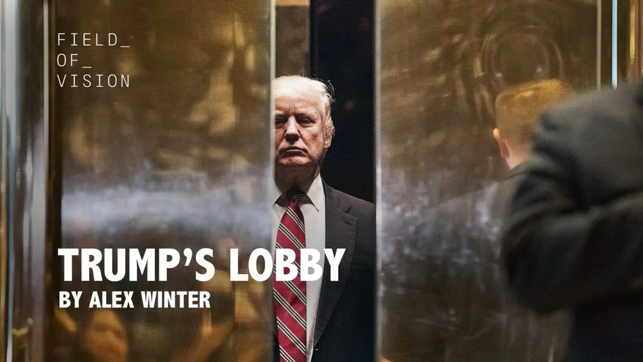 Trump's Lobby backdrop