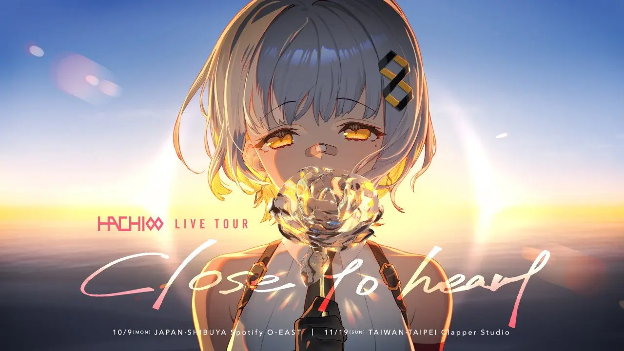 HACHI Live Tour  "Close to heart" backdrop
