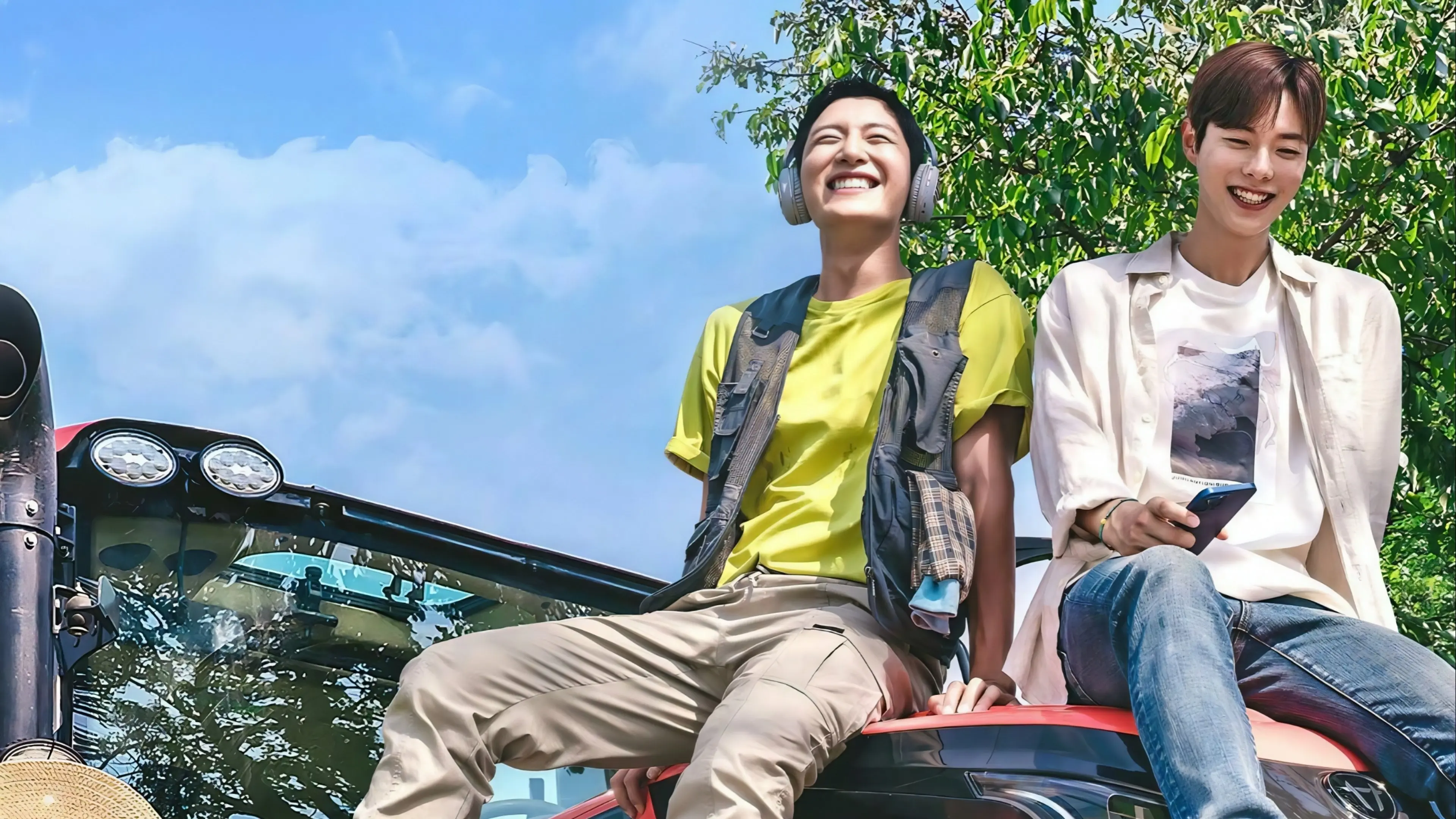 Love Tractor backdrop