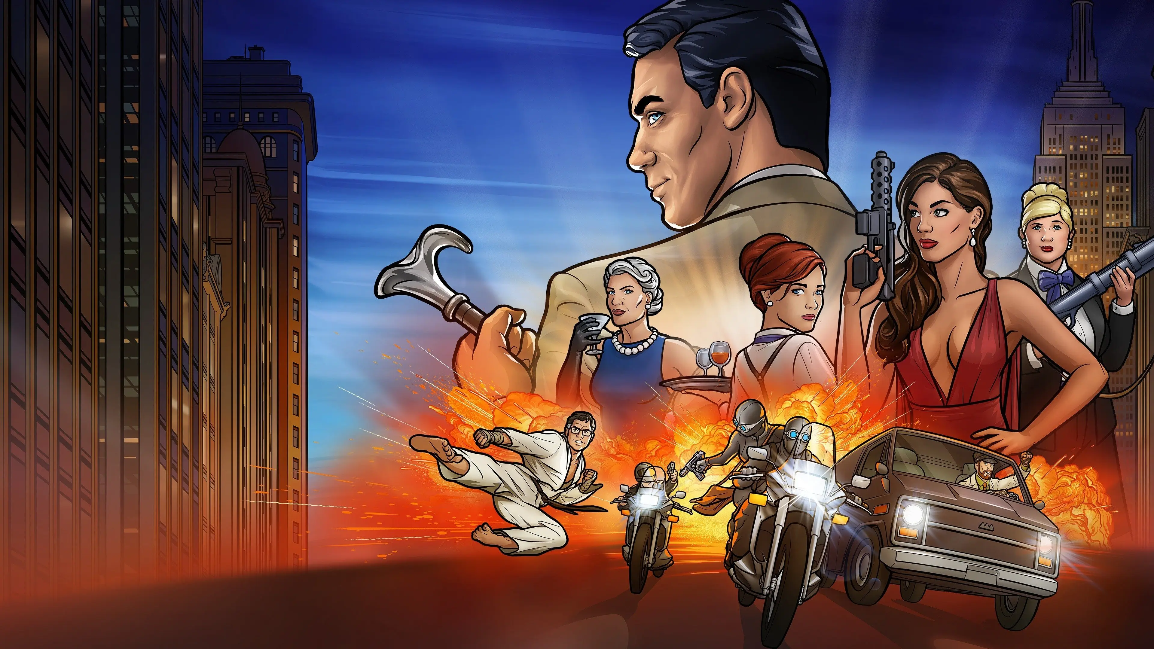 Archer backdrop