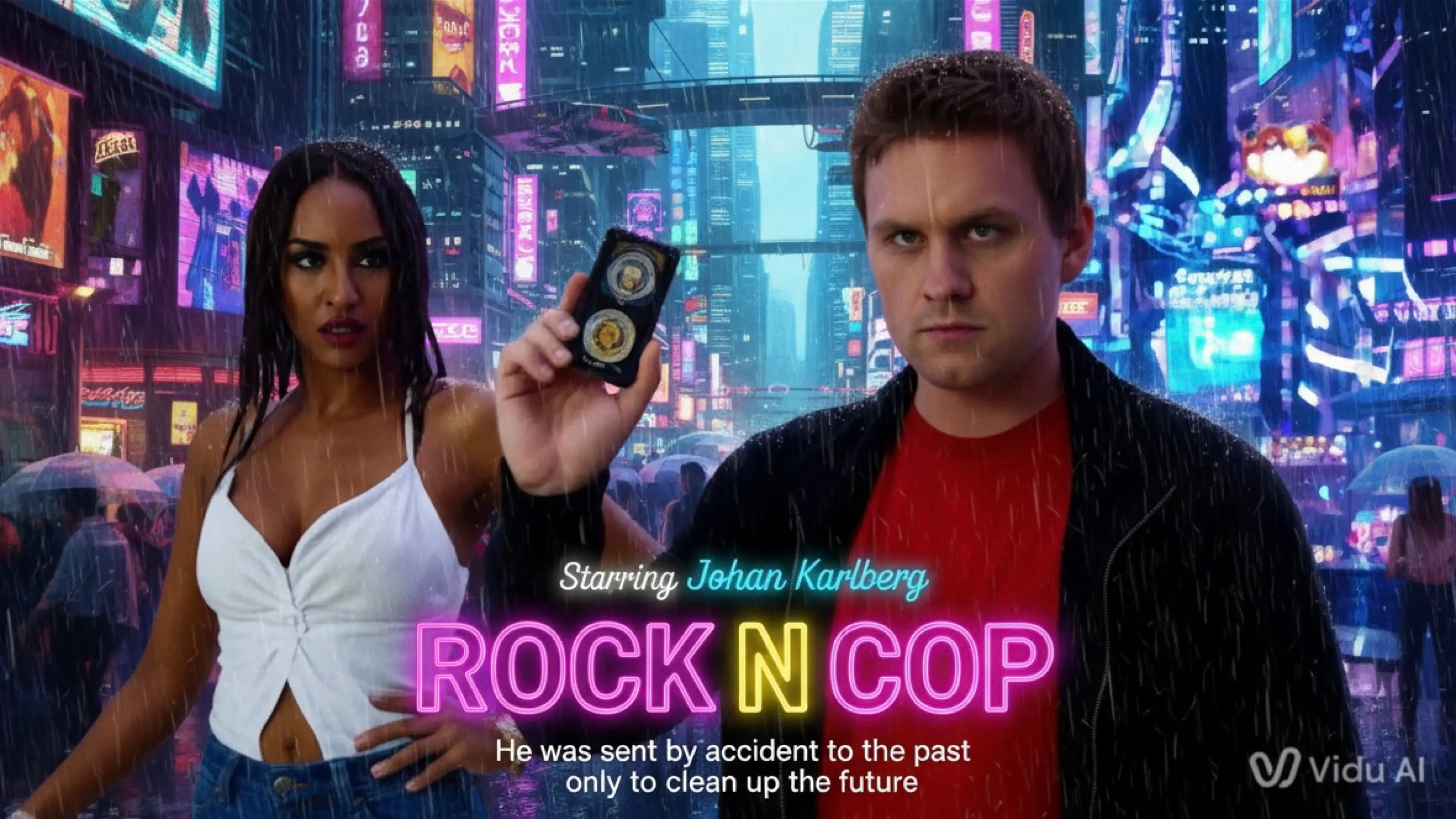 Rock N Cop backdrop