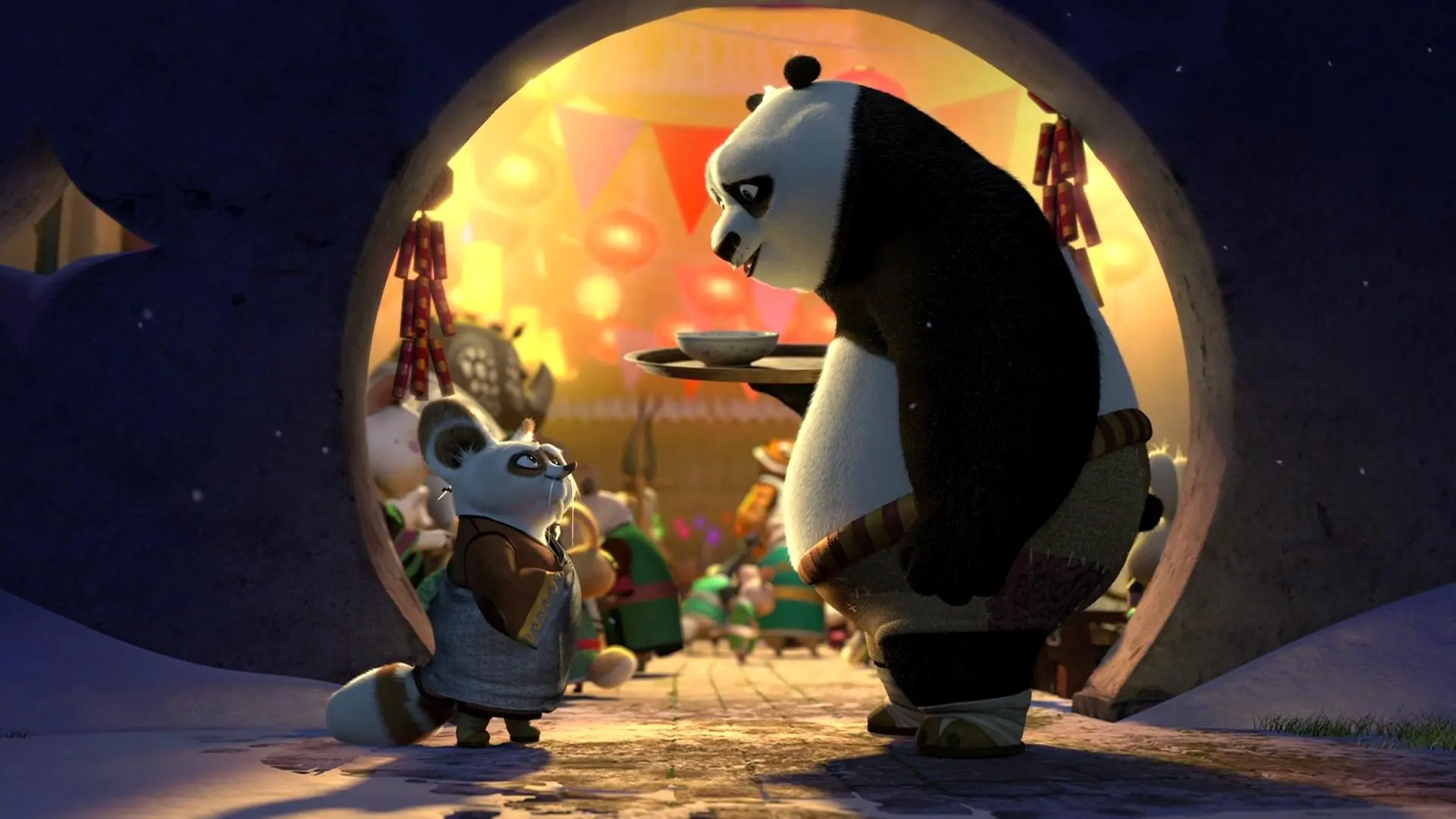 Kung Fu Panda Holiday backdrop
