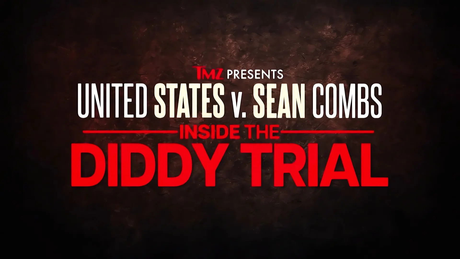 TMZ Presents: United Sates V. Sean Combs: Inside the Diddy Trial backdrop
