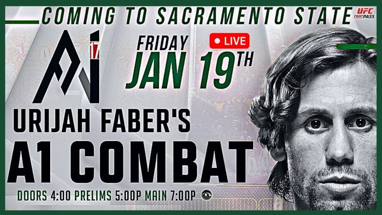 Urijah Faber A1 Combat 17: Green vs. Felipe backdrop