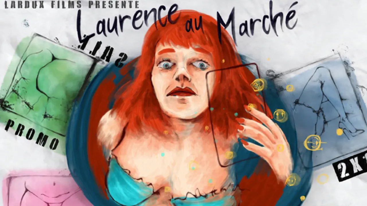 Laurence au marché backdrop