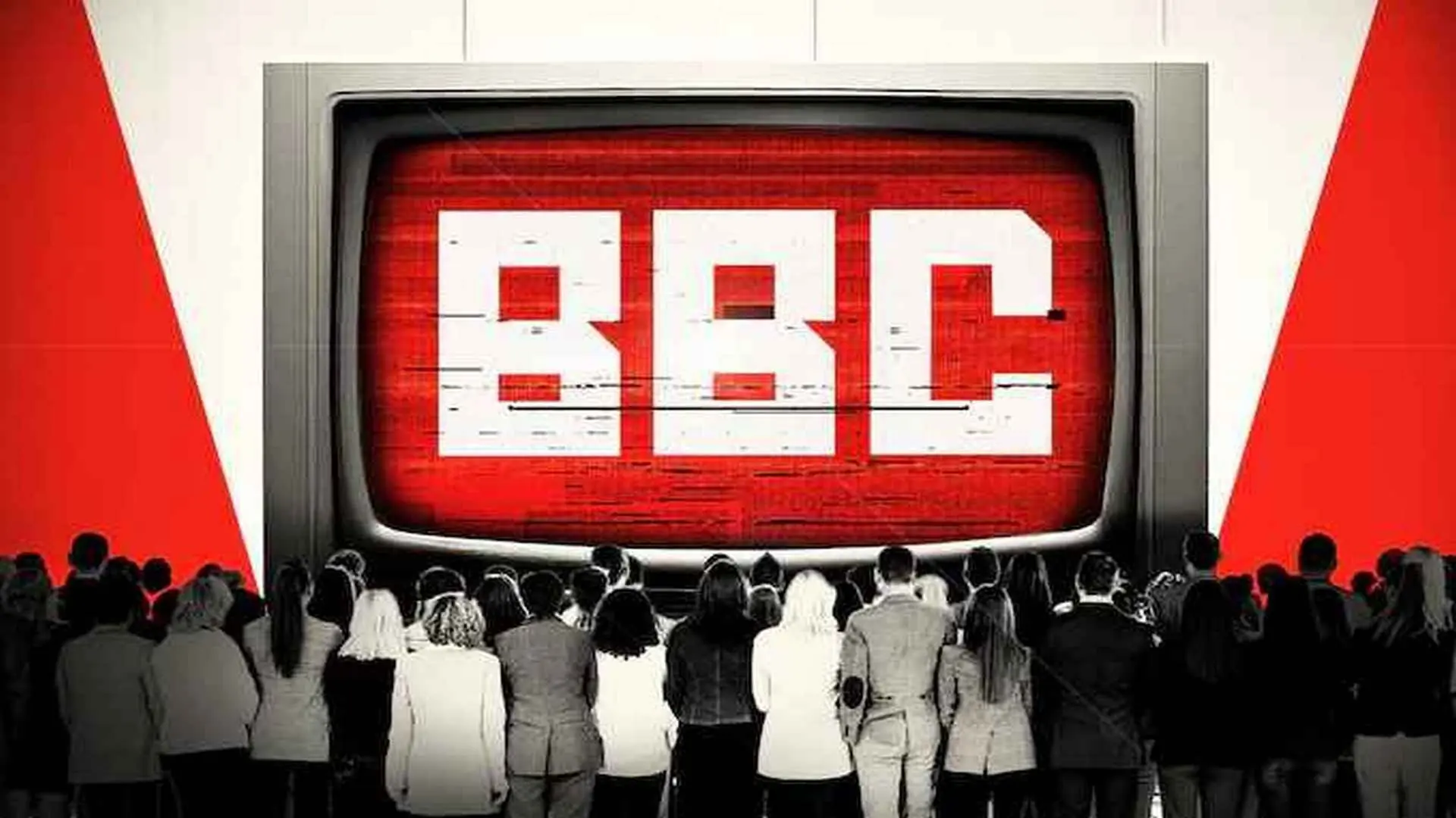 Girls Aloud at the BBC backdrop