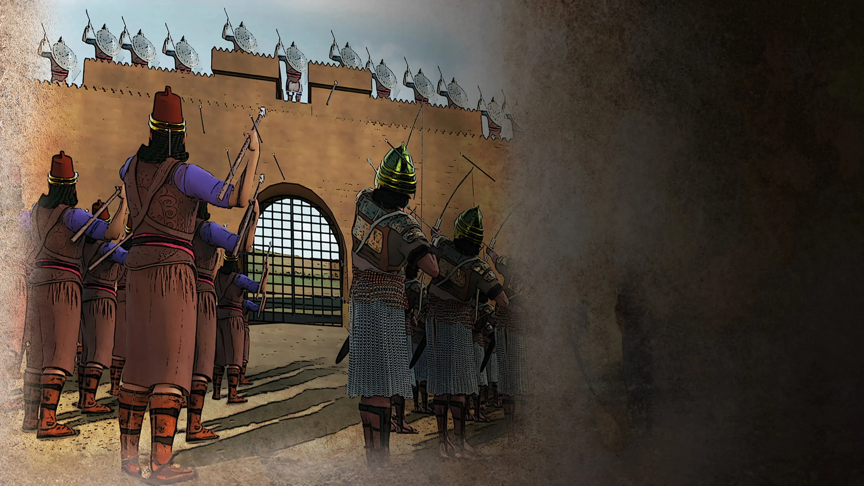 The Mystery of the Warrior Queens of Assyria backdrop