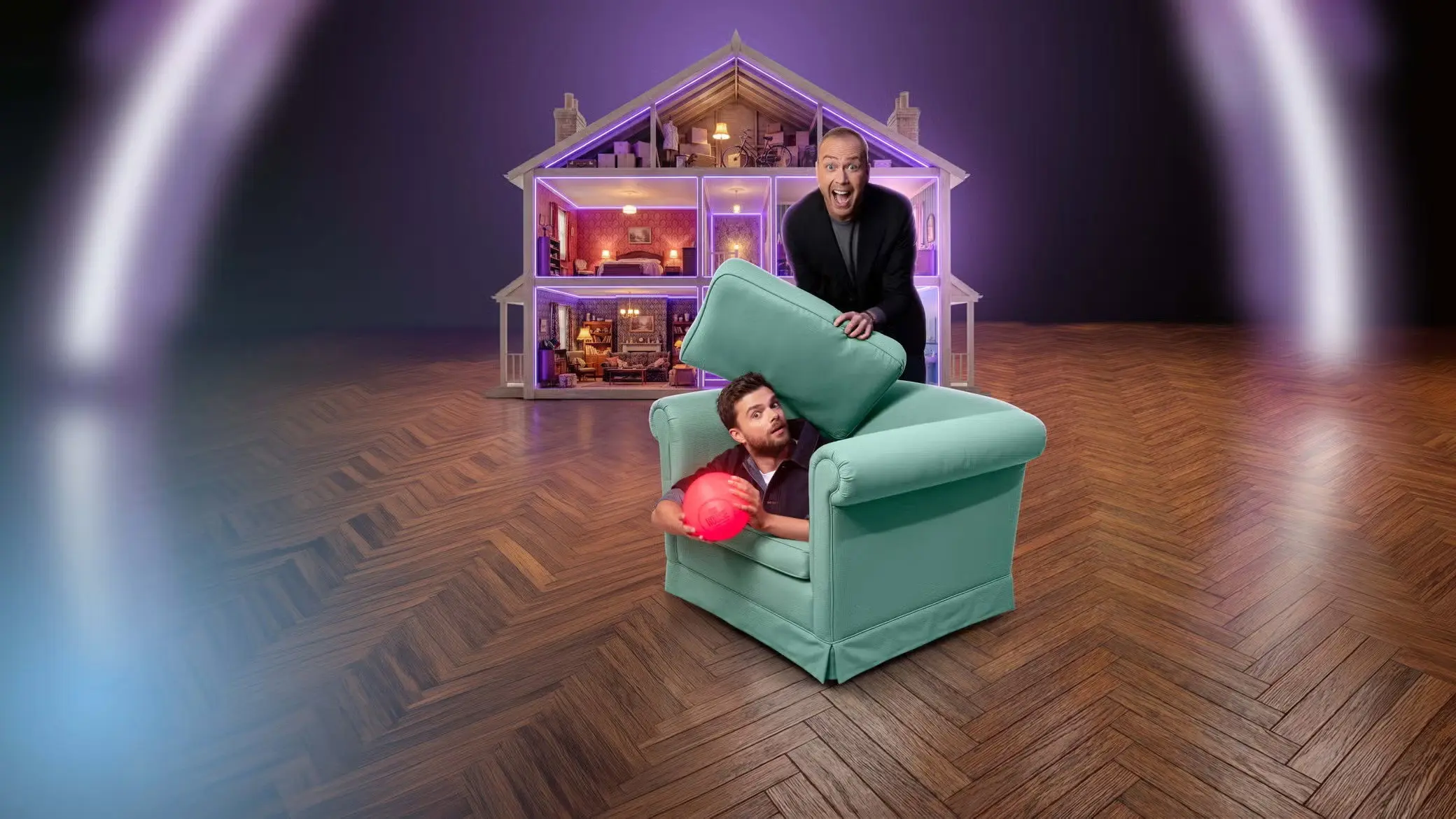 The House of Hide & Seek backdrop