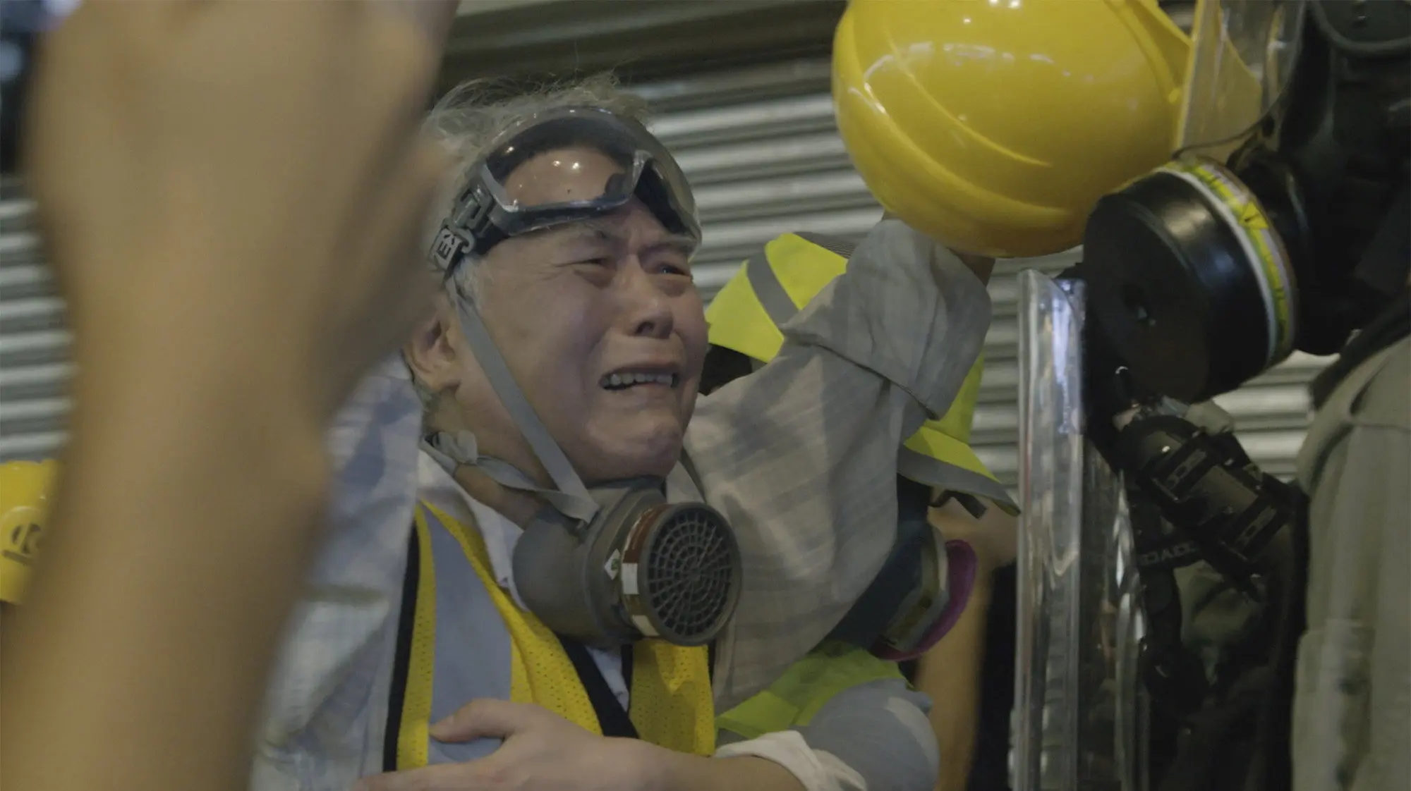 Old Running Men backdrop