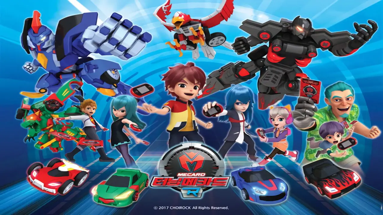 Turning Mecard R backdrop