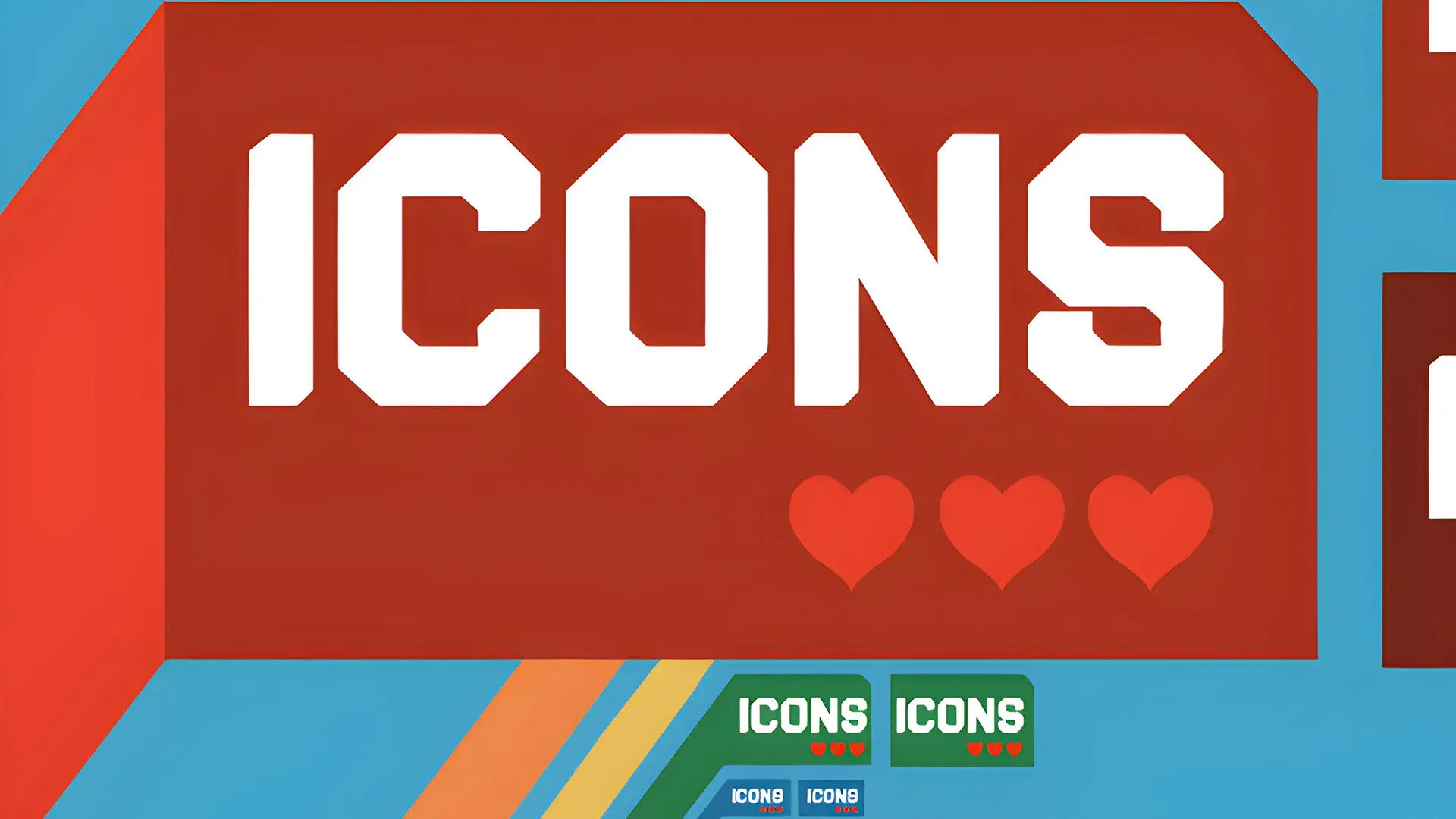 Icons backdrop