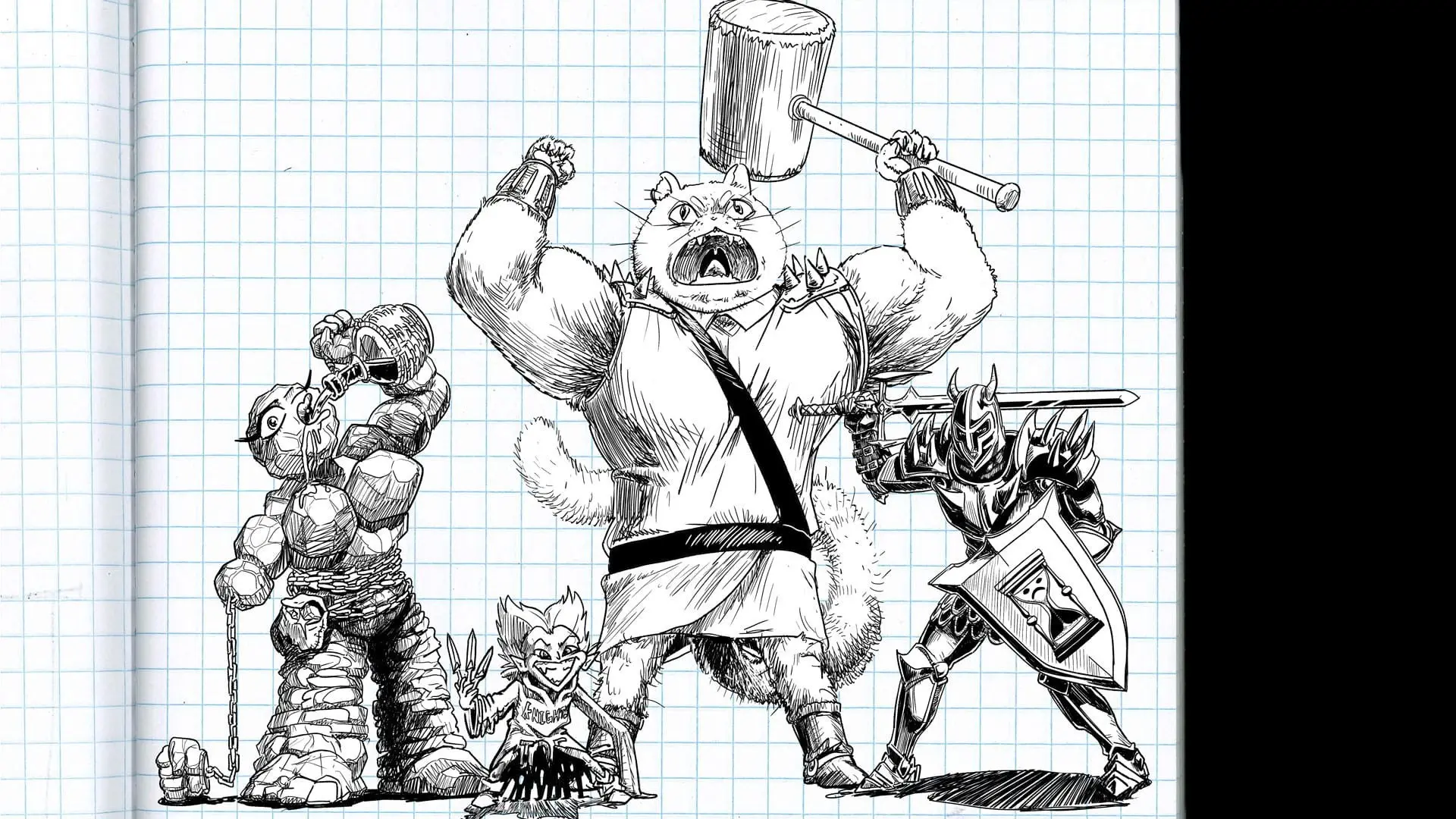 Draw Your Weapons backdrop