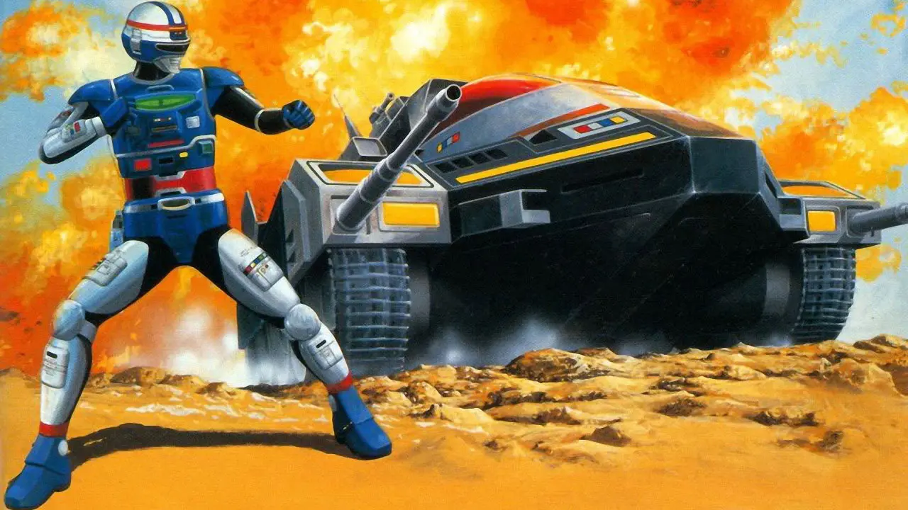 Space Sheriff Shaider backdrop