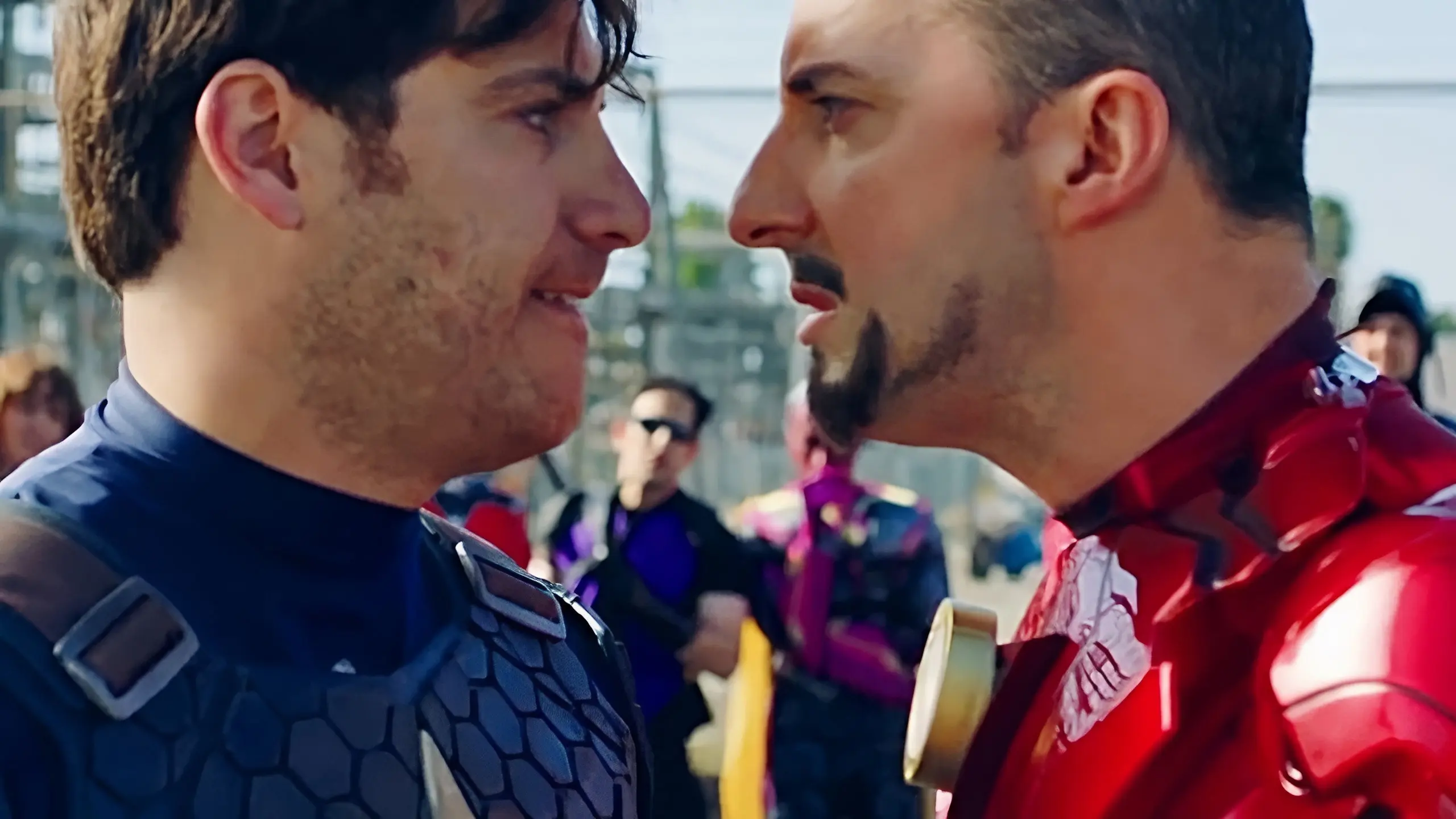 Captain America: Civil War Re-enactors backdrop