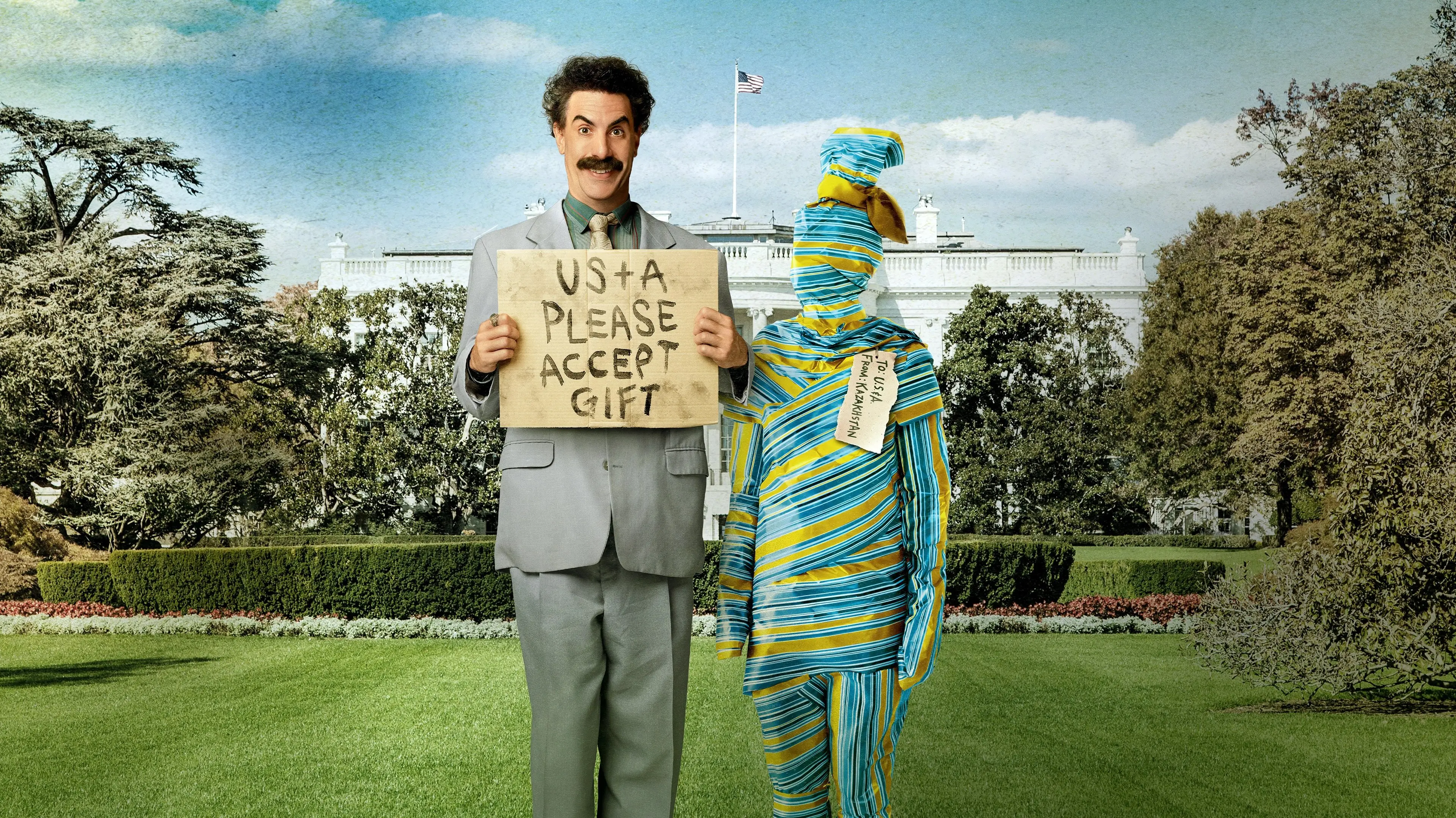 Borat Subsequent Moviefilm: Delivery of Prodigious Bribe to American Regime for Make Benefit Once Glorious Nation of Kazakhstan backdrop