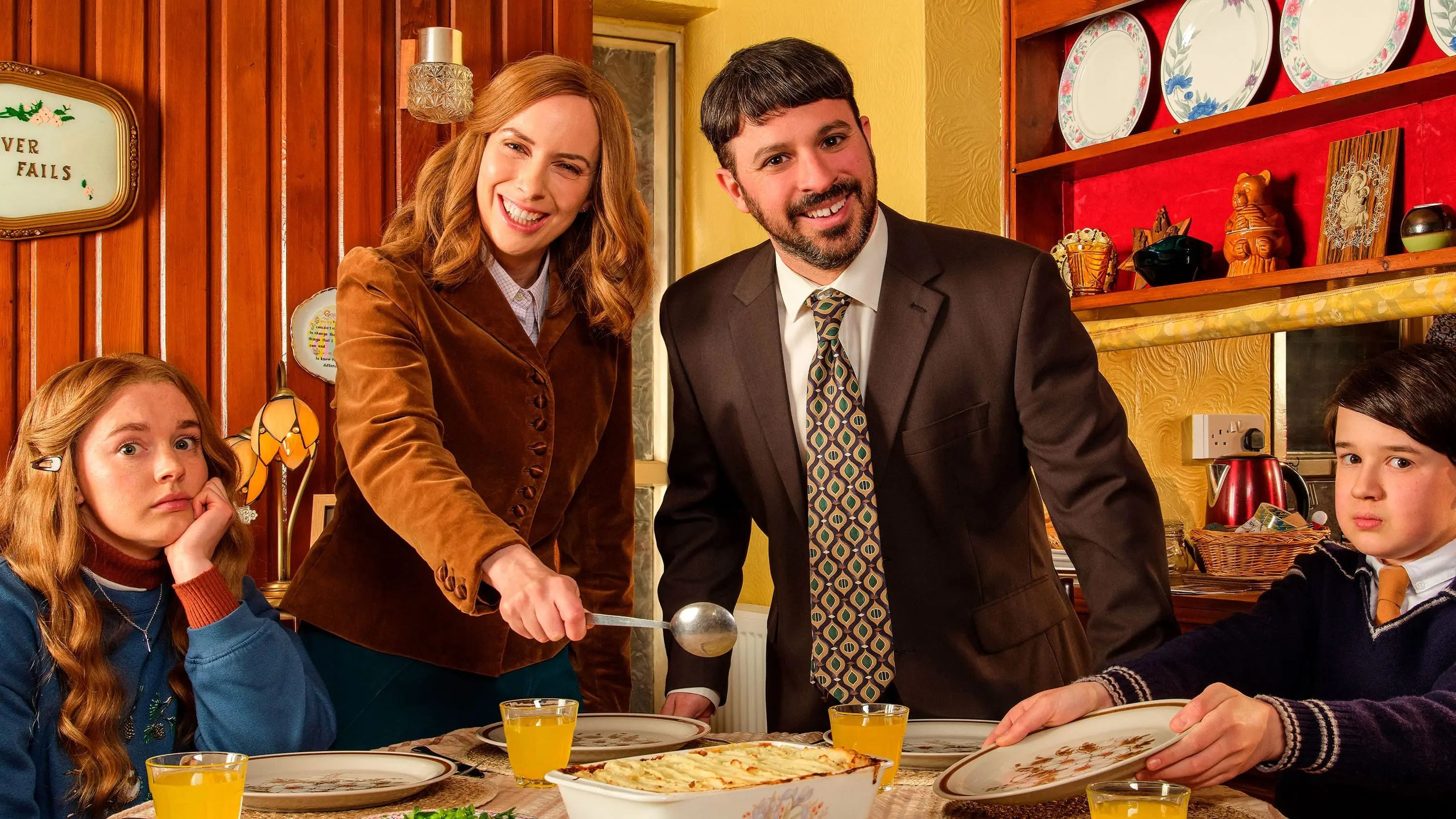 Everyone Else Burns backdrop