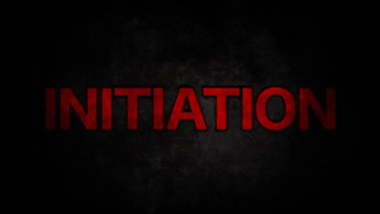 Initiation backdrop