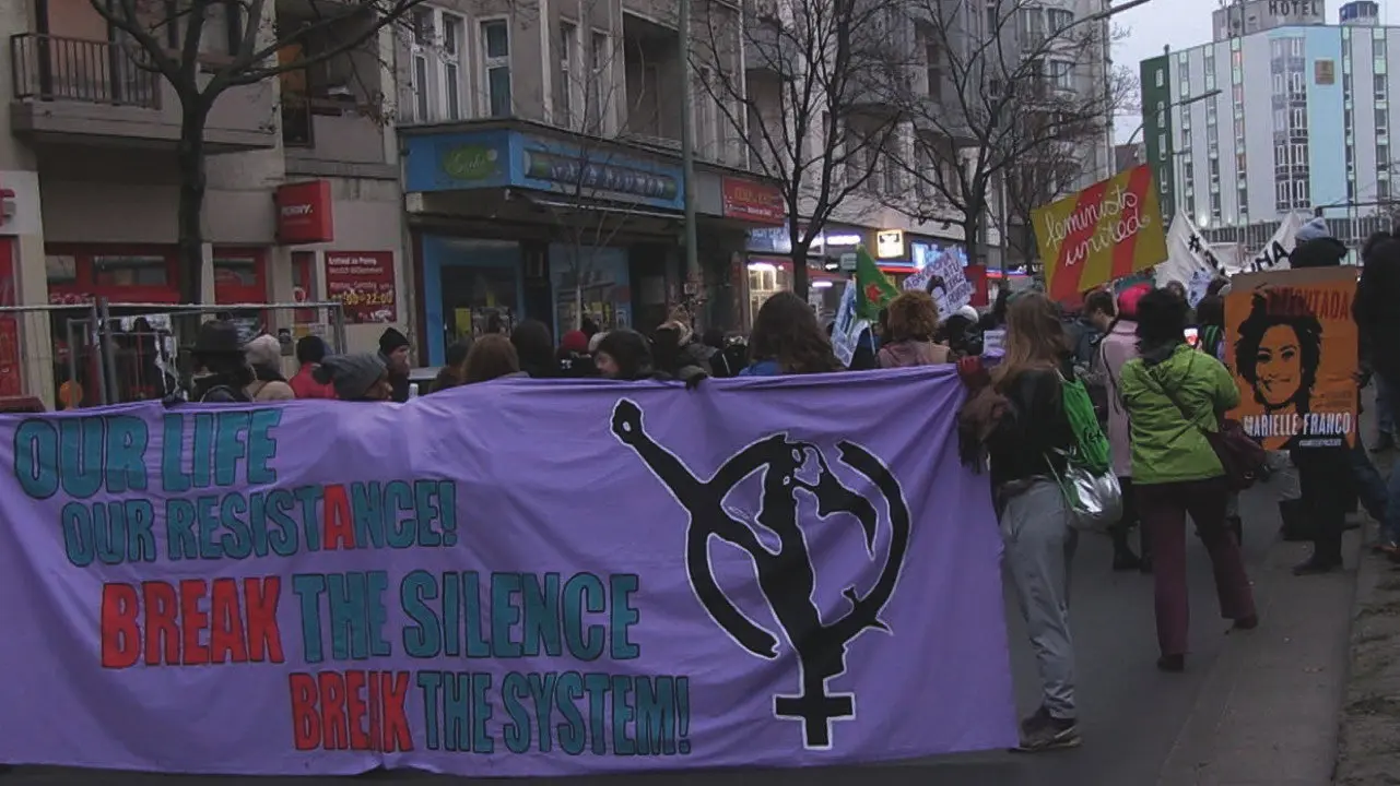 Frauen bildet Banden backdrop