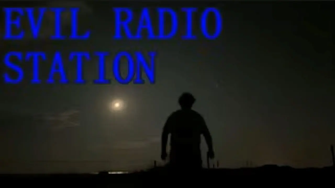 Evil Radio Station backdrop