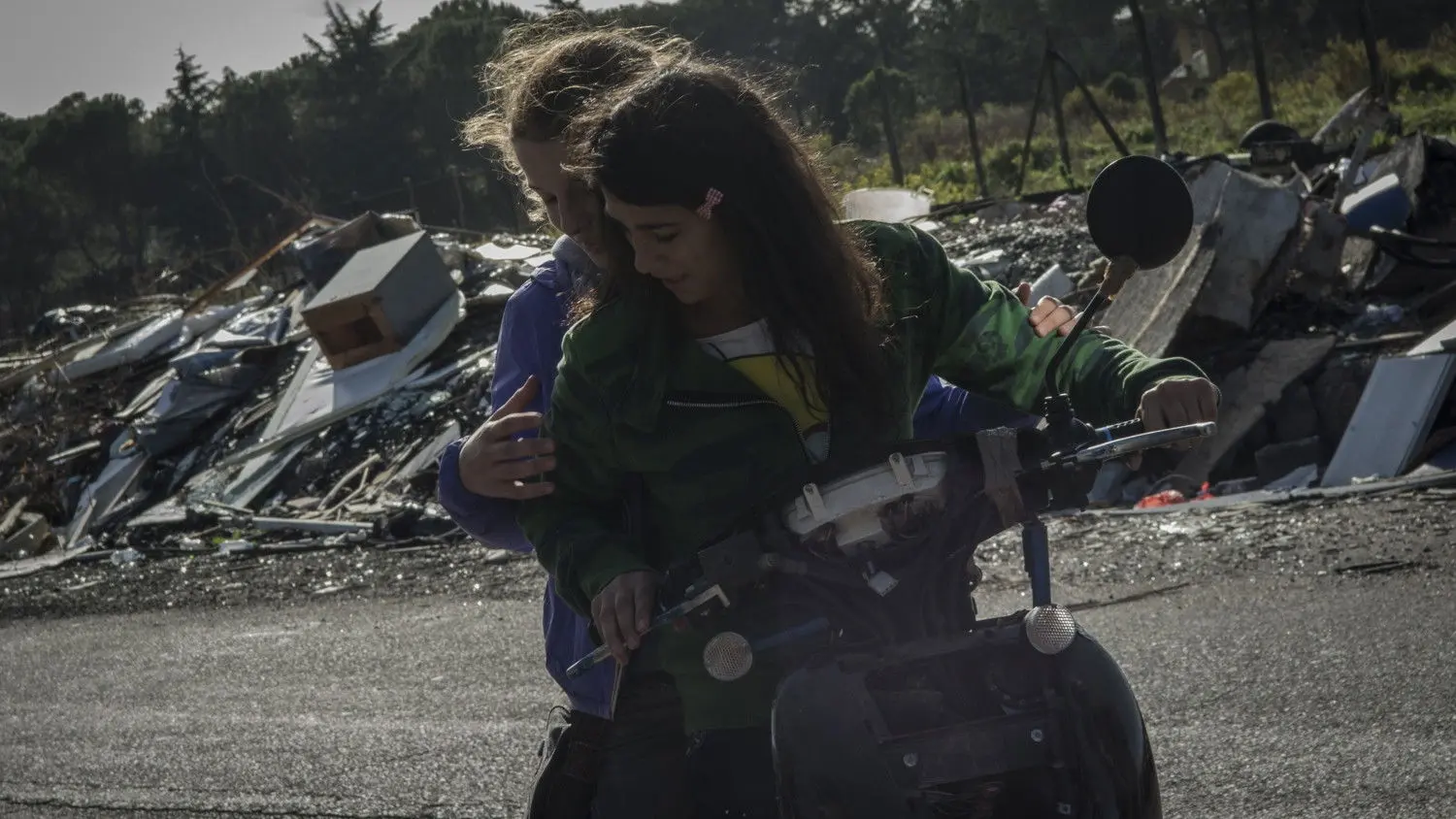 Girl in Flight backdrop