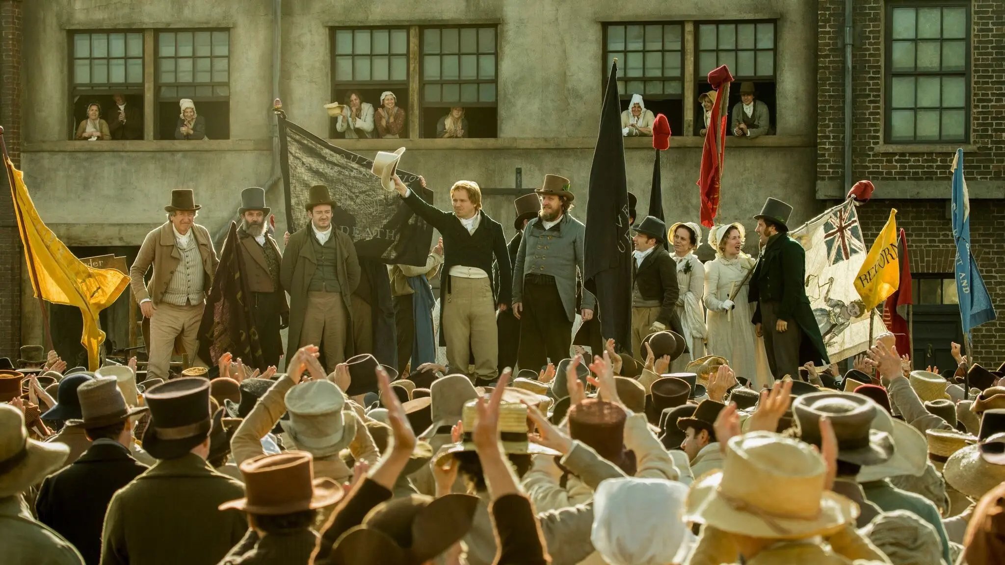 Peterloo backdrop