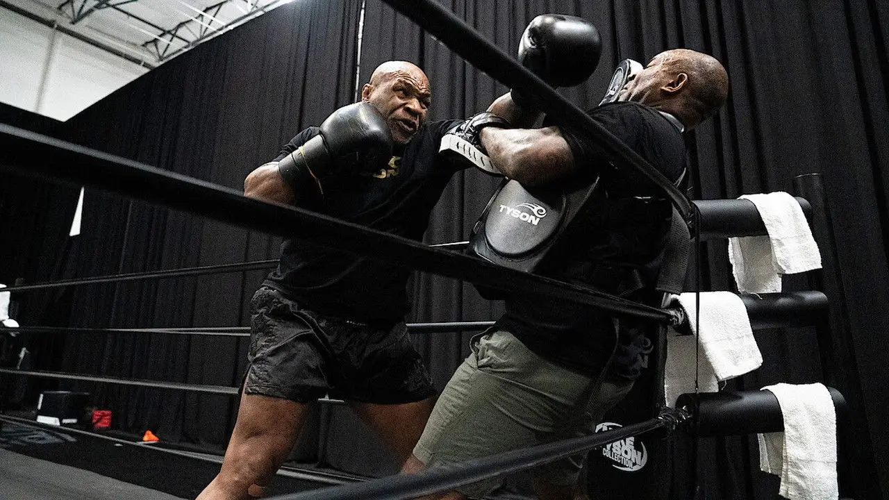 Countdown: Paul vs. Tyson backdrop